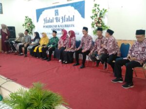 PEMERINTAH KALURAHAN SIDOMOYO MENGADAKAN HALAL BIHALAL DAN SYAWALAN DENGAN KELEMBAGAAN KELURAHAN